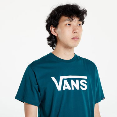 Tričko Vans Classic T-Shirt Tyrkysová | VN000GGGY8M1, 4