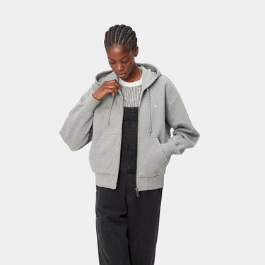 Bunda Carhartt WIP Hooded Casey Jacket Šedá | I032642_10B_XX, 1