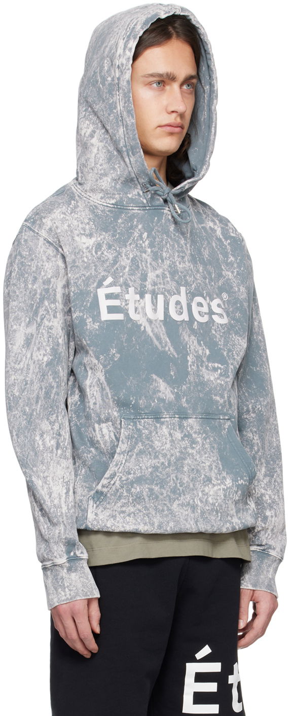 Mikina Études Klein Acid Wash Hoodie Modrá | E24MM254A01483, 1