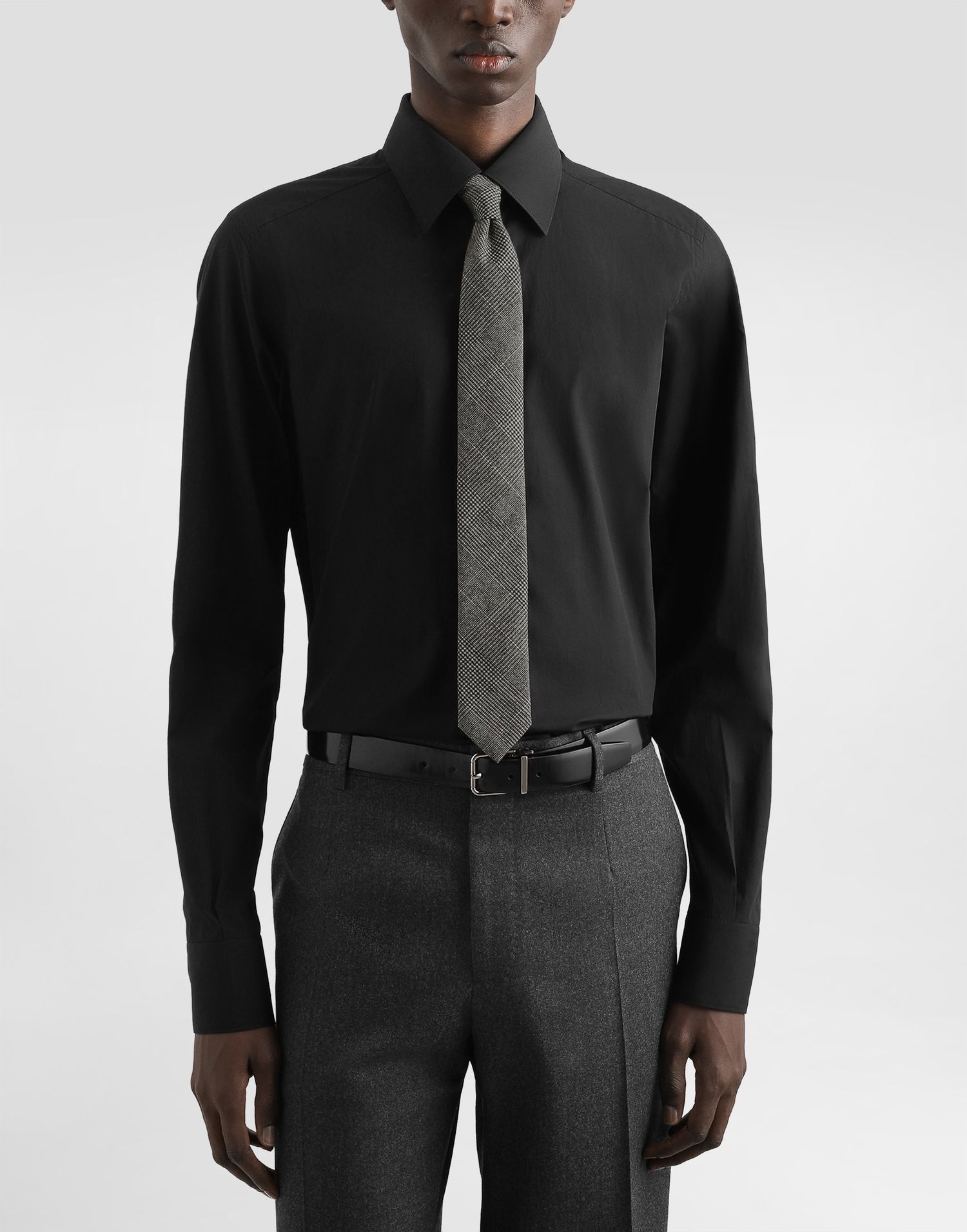 Doplnky Dolce & Gabbana Dolce & Gabbana Glen Plaid Tie Šedá | GT149EFQBBQS8100, 1