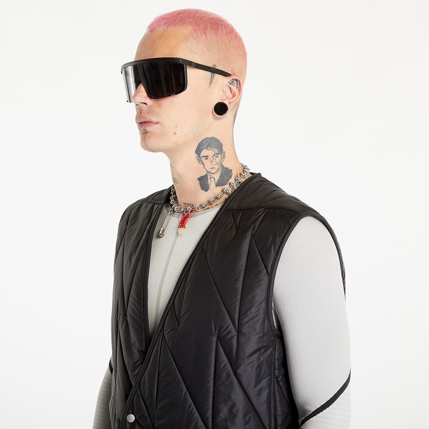 Vesta Rick Owens Liner Vest Čierna | DU02C5975 NPQER1 09, 1