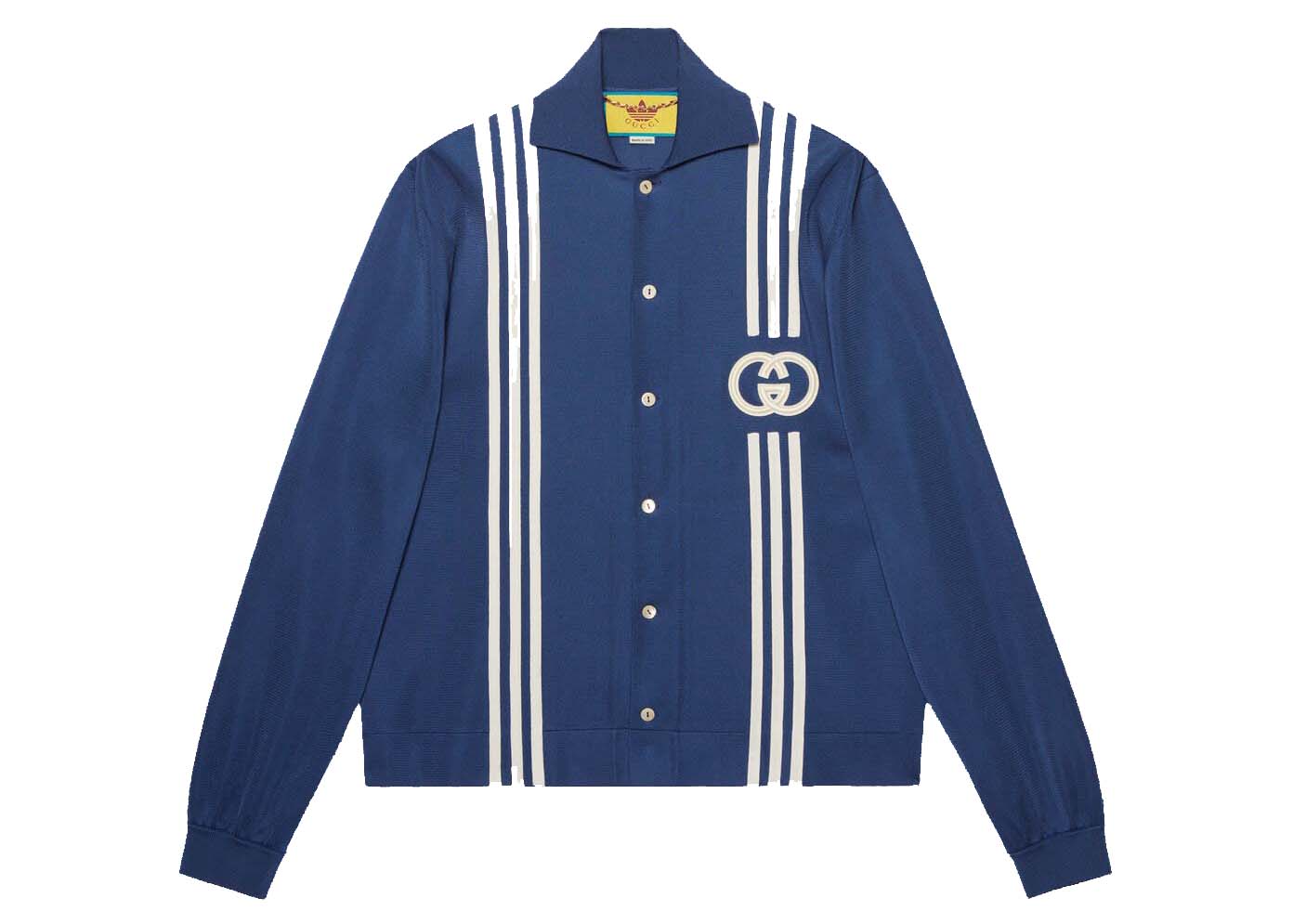 Košeľa Gucci adidas x Viscose Shirt Blue Modrá | 700477 XKCIH 4030, 0