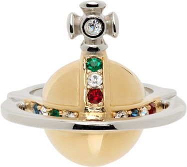 Prsteň Vivienne Westwood Solid Orb Multi-Crystal Two-Tone Ring Rôznofarebný | 6404017P-01P668-, 1