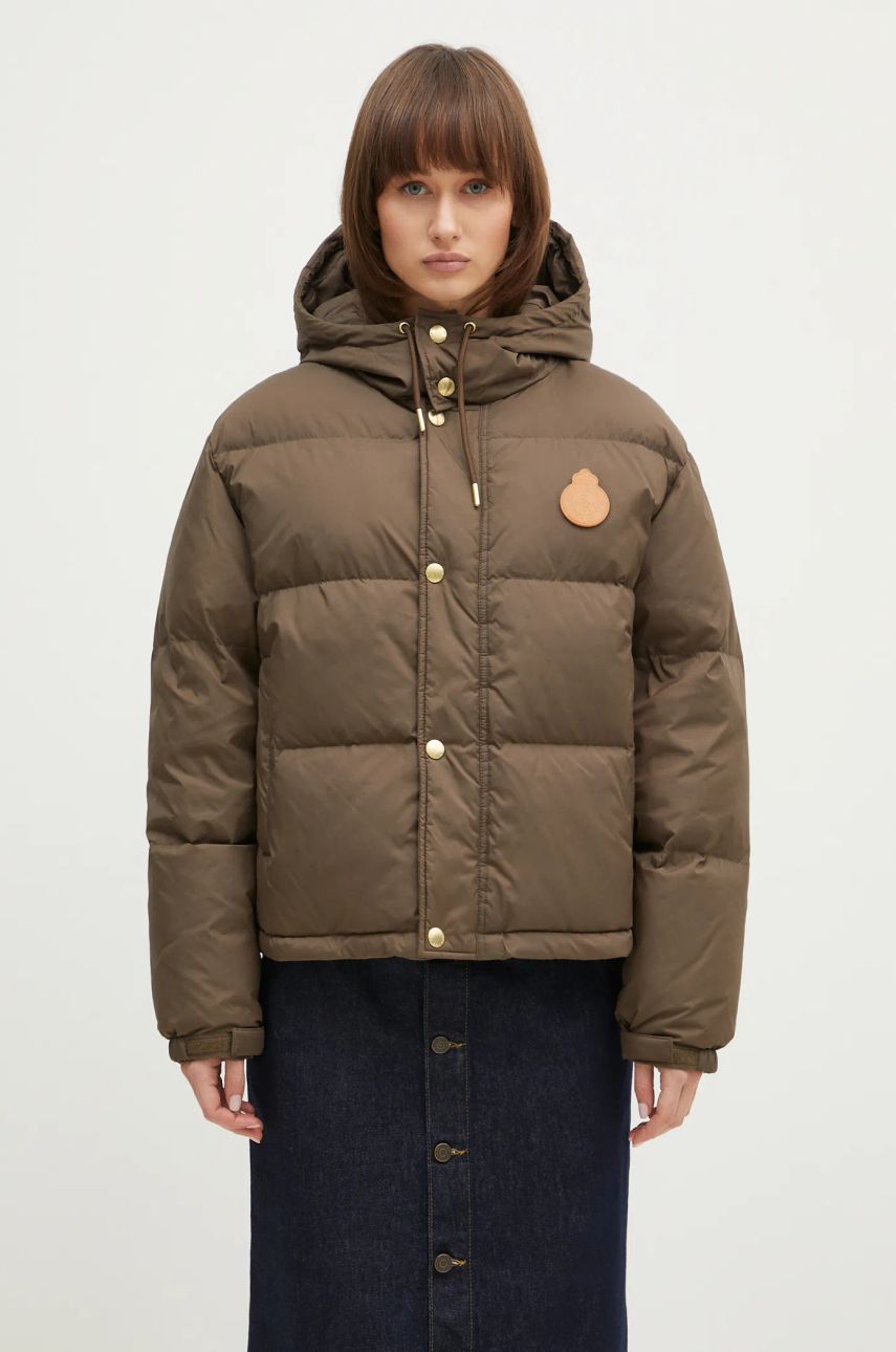 Prešívaná bunda Sporty & Rich Sporty & Rich Crown Puffer Jacket Hnedá | OW020512202BR03, 0