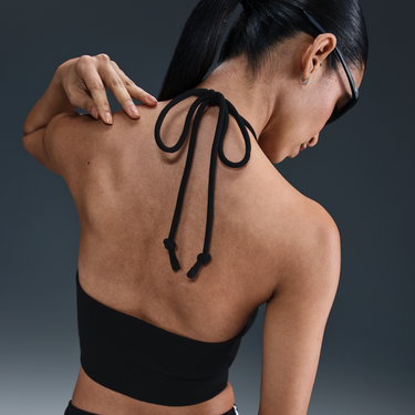 Crop Top Nike Sportswear Chill Terry Cropped Halter Top Čierna | HJ1211-010, 3