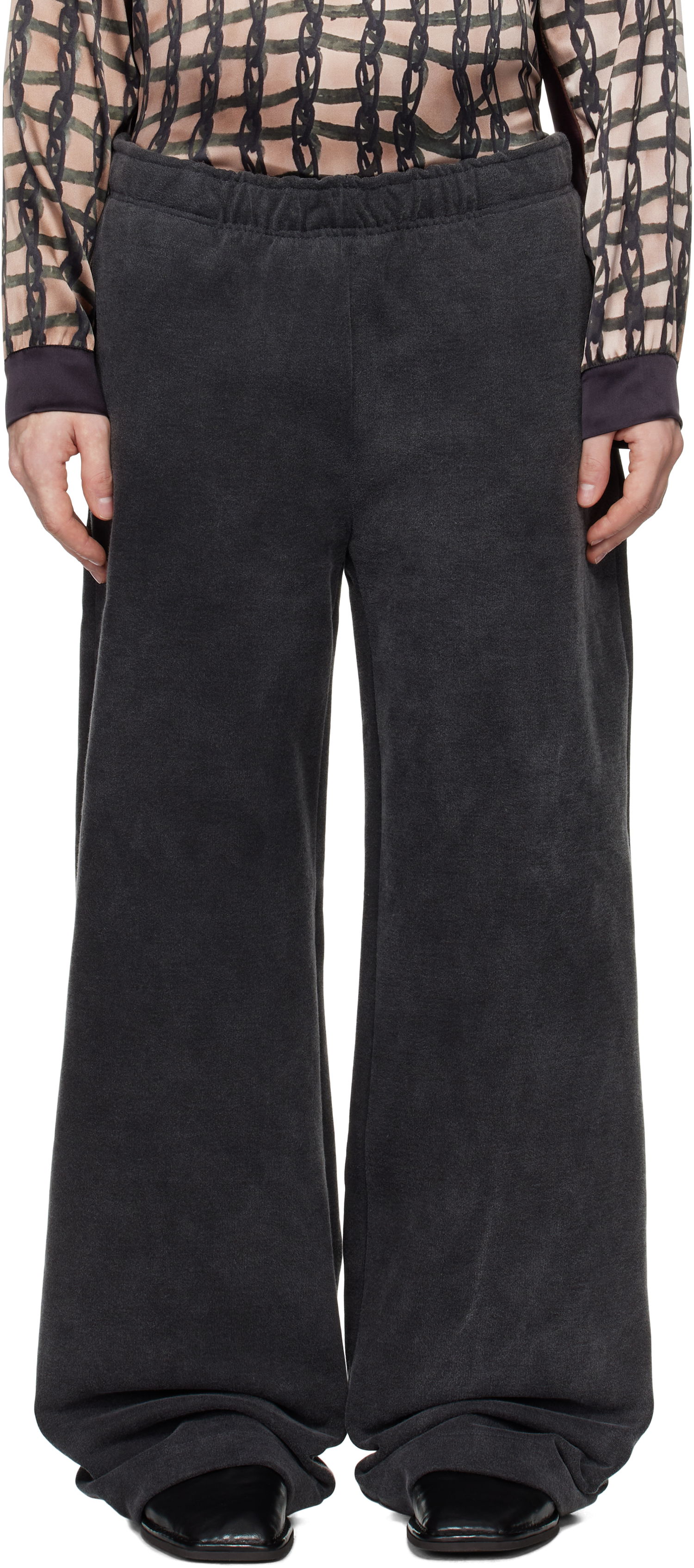 Tepláky Serapis Dyed Wide Sailor Sweatpants Šedá | FW24_TP_1, 0