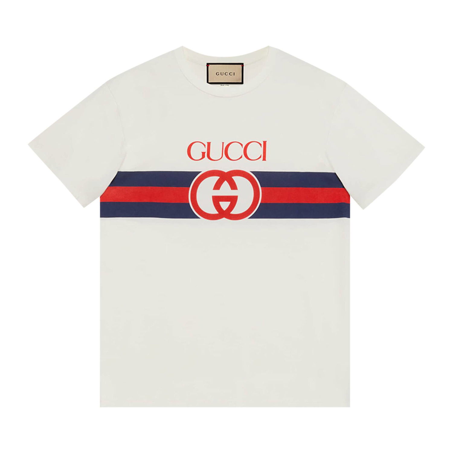 Tričko Gucci Interlocking G T-Shirt Biela | 548334 XJET1 9095, 1