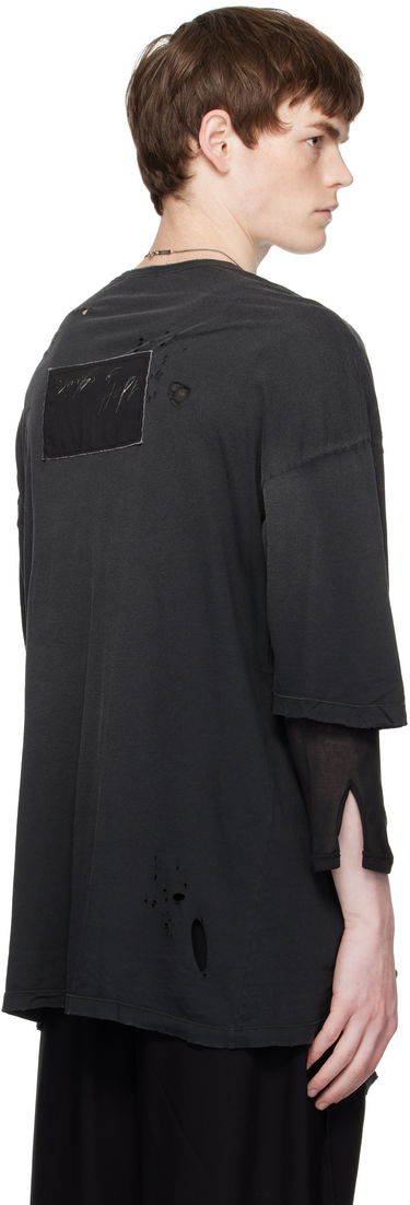 Tričko Ann Demeulemeester Ann Demeulemeester Dieter High Comfort Fit T-Shirt Čierna | B0013056-FA638-098, 2