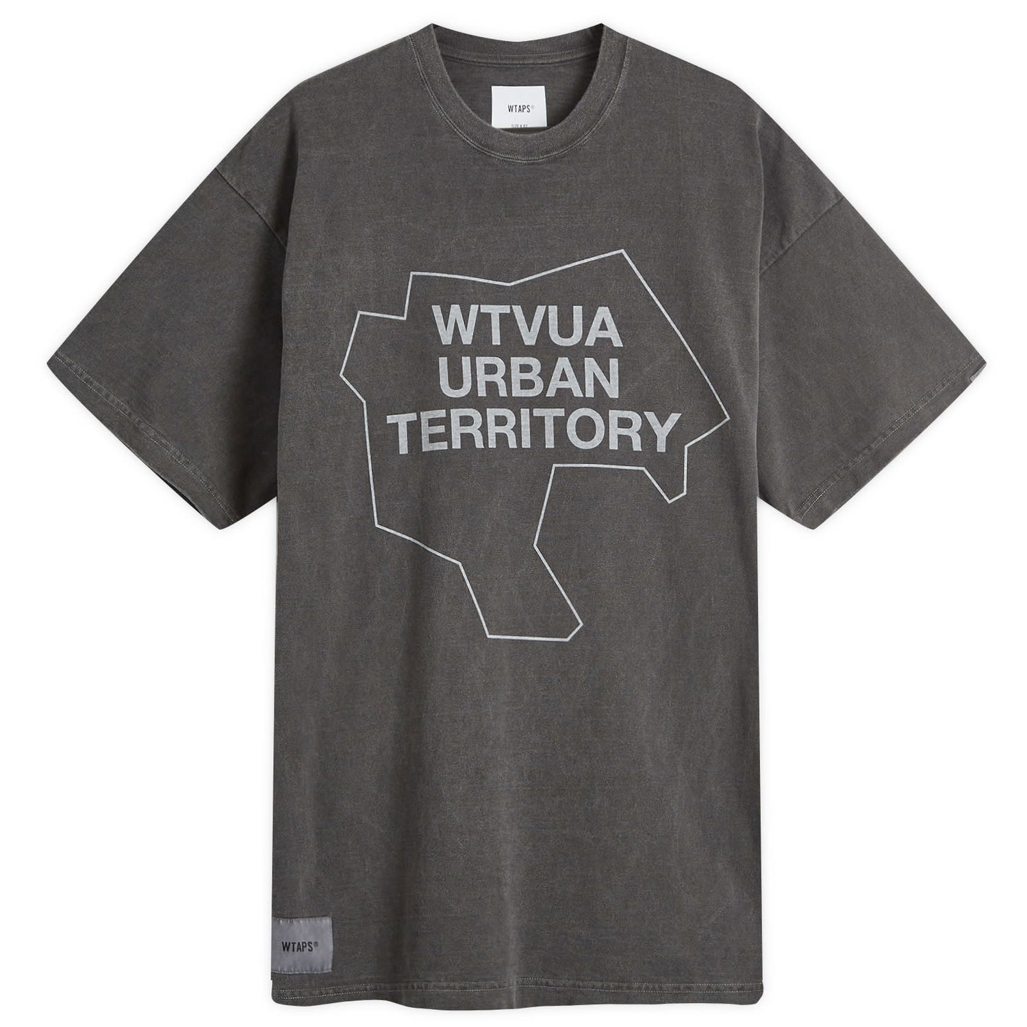 Tričko WTAPS T-Shirt Garment Dyed WTVUA Čierna | 242ATDT-CSM04-BLK, 0