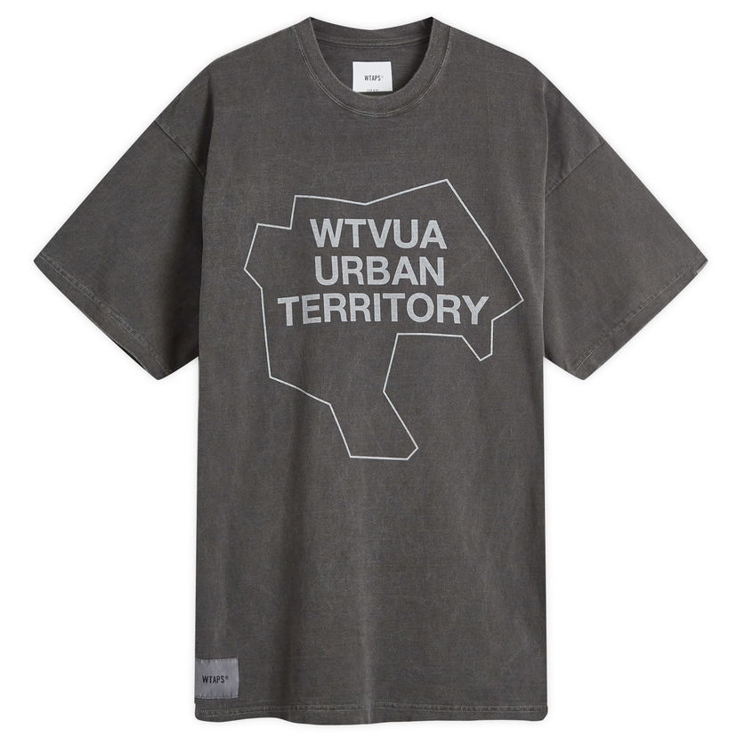 Tričko WTAPS T-Shirt Garment Dyed WTVUA Čierna | 242ATDT-CSM04-BLK