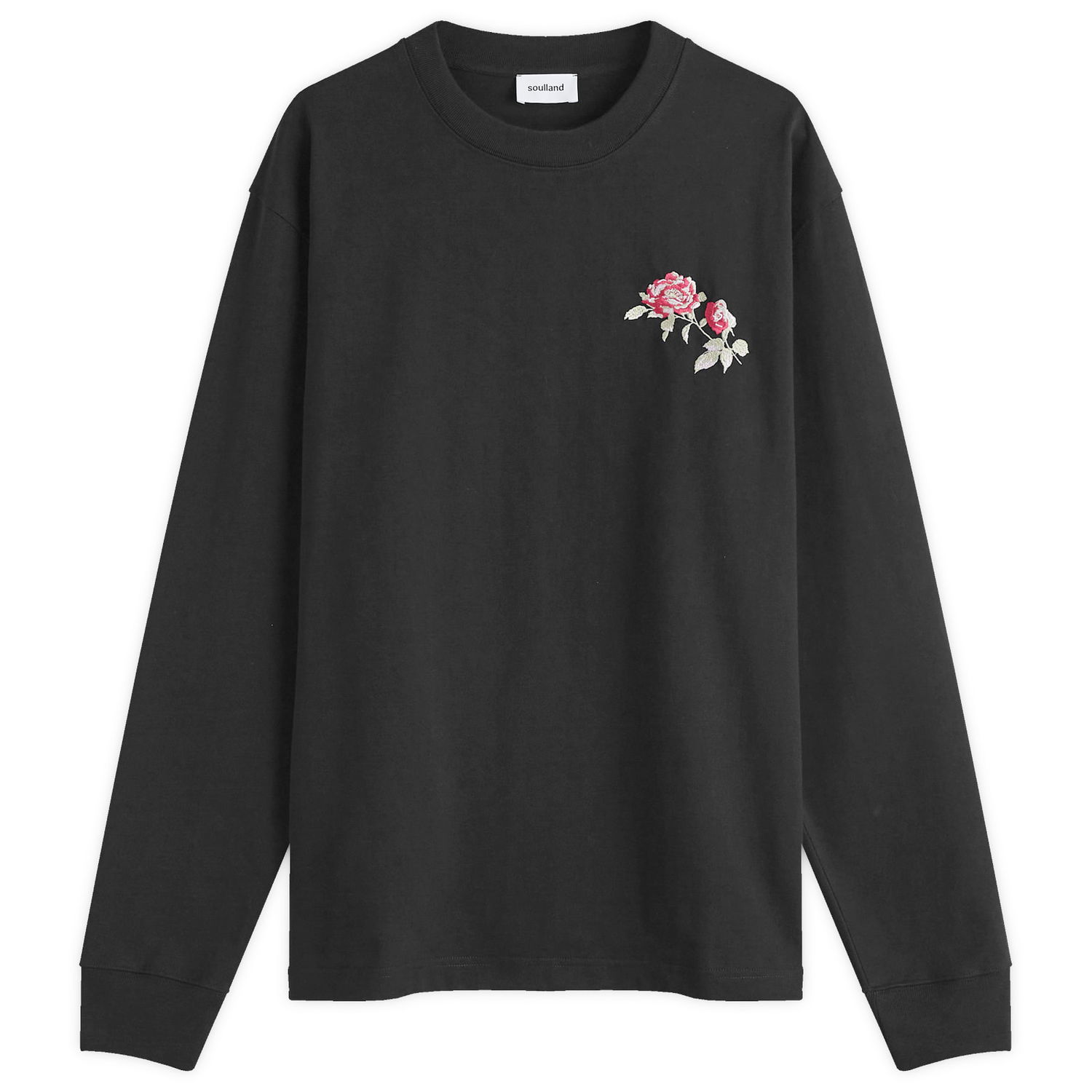 Tričko Soulland Long Sleeve T-Shirt Size Large Čierna | 41002-1262-BLK, 0