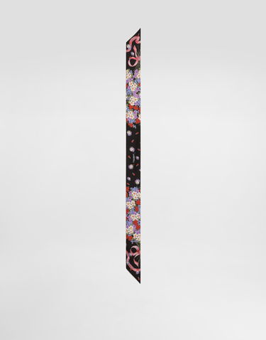 Šál Dolce & Gabbana Dolce & Gabbana Small Floral-print Silk Twill Bandeau 6x100 Rôznofarebný | FS215AGDDLIHN5XW, 3