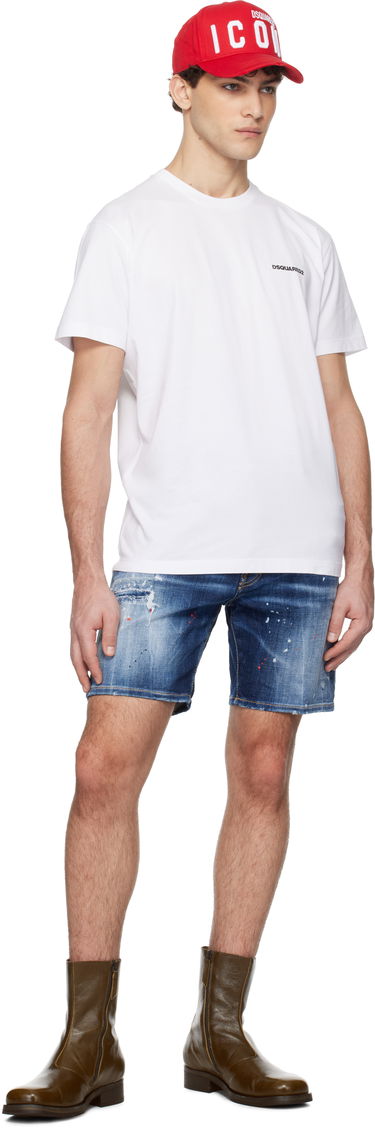 Šortky DSQUARED2 Dsquared2 Medium Easy Wash Denim Shorts Modrá | S74MU0884_S30664, 3