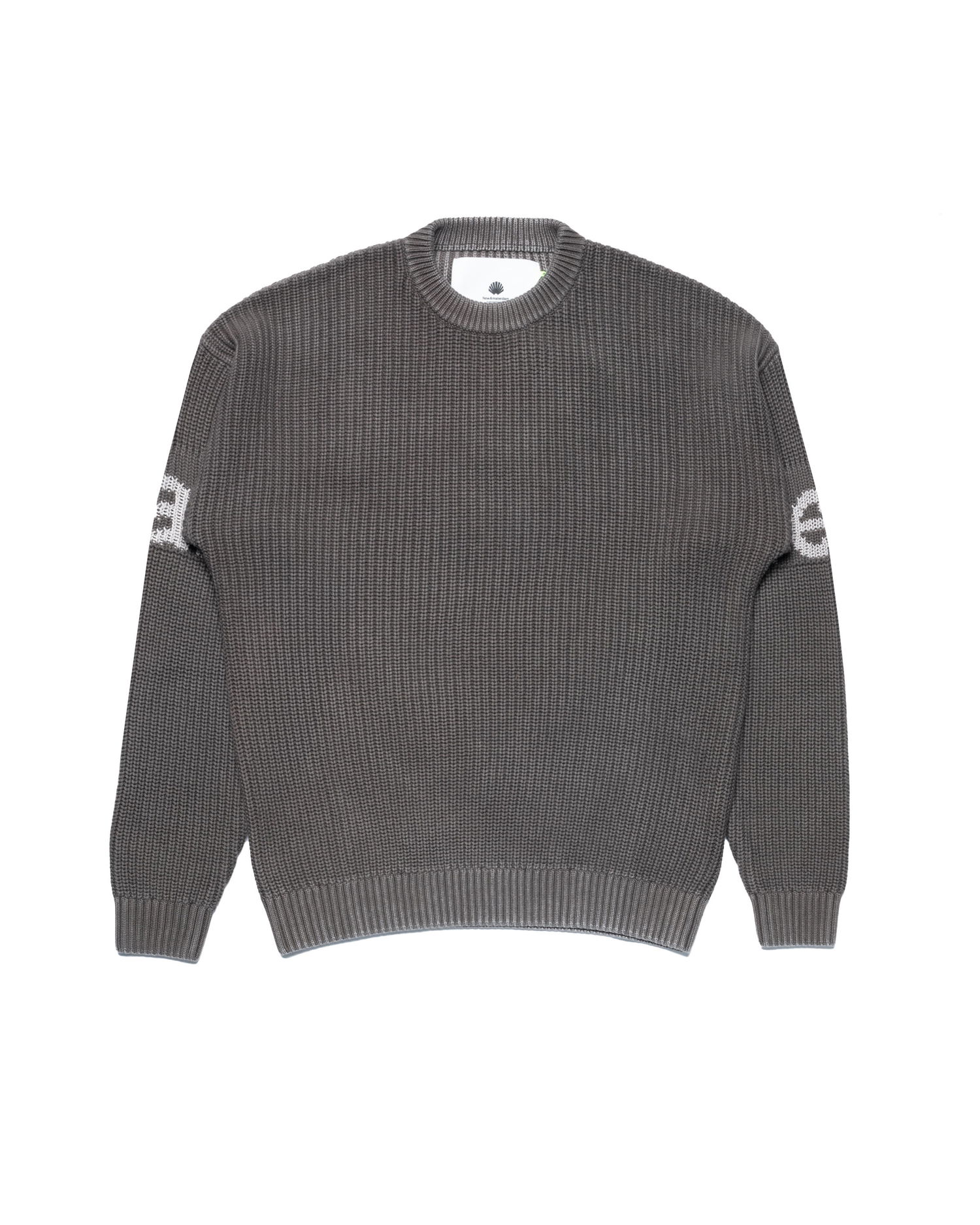 Sveter New Amsterdam Surf Association New Amsterdam Surf Association Logo Crew Knit Sweater Šedá | 2501108002, 0