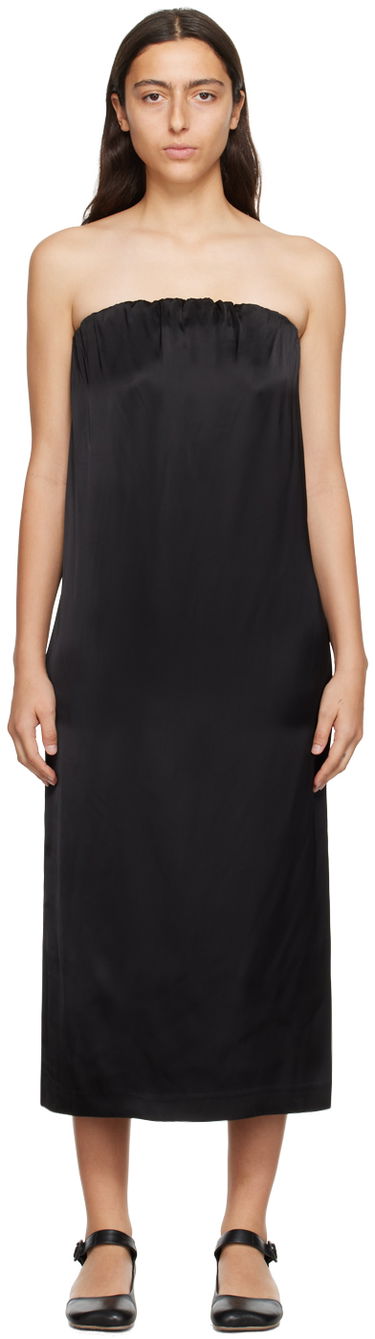 Šaty Loulou de Saison Loulou de Saison Strapless Midi Dress Čierna | SIPLE, 0