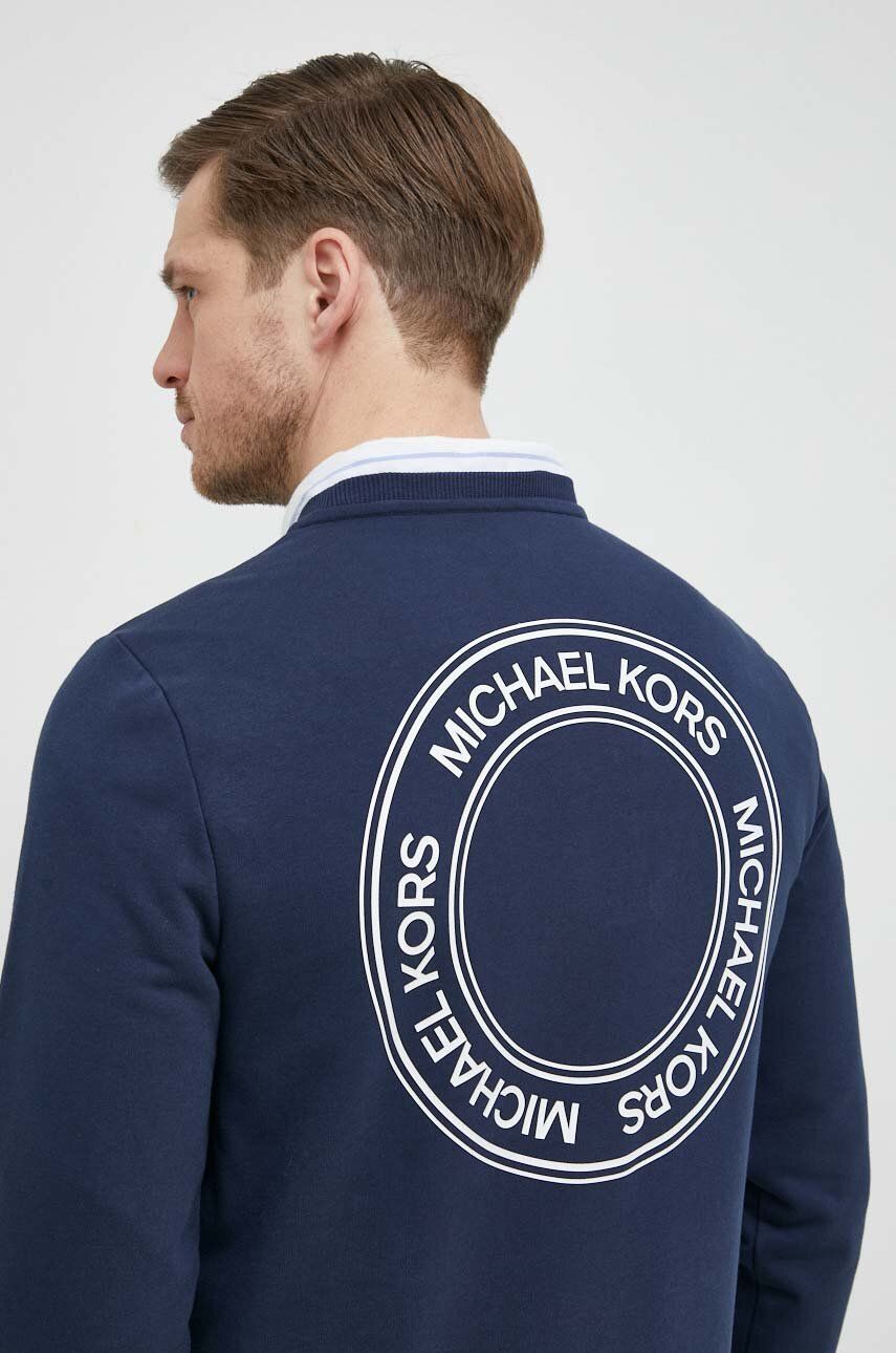 Mikina Michael Kors Logo Print French Terry Blend Sweatshirt Navy | CS351K485Y, 0