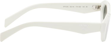 Slnečné okuliare Prada White Oval Sunglasses Biela | 0PR 26ZS 8056597875233, 1