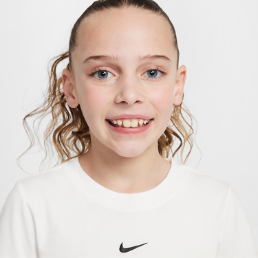 Crop Top Nike Nike Sportswear Cropped T-Shirt Biela | HF7011-100, 3