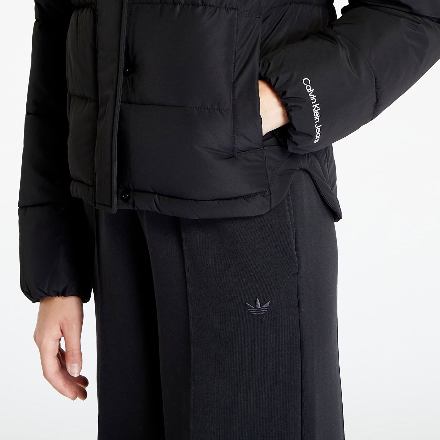 Bunda CALVIN KLEIN Jeans Monologo Non Down Sherpa Jacket Čierna | J20J221377 BEH, 1