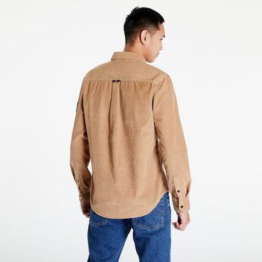 Košeľa CALVIN KLEIN Monologo Badge Cordu Hnedá | J30J322208 GV7, 2