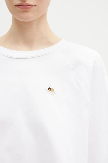 Crop Top Fiorucci Angel Cropped T-Shirt Biela | W01FPTSH106CJ01WH01, 3
