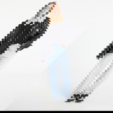 Kabáty Carhartt WIP Shepton OG Michigan Faux Leather Shearling Collar Coat Čierna | I035975.1LMXX, 5