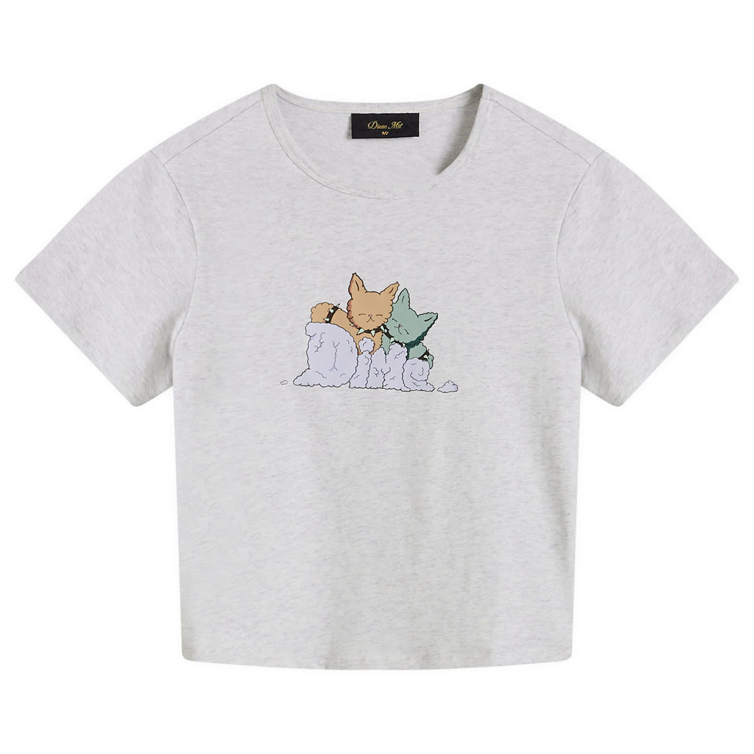 Tričko Dime Fluff T-Shirt Šedá | DIMEHO2515ASH, 0