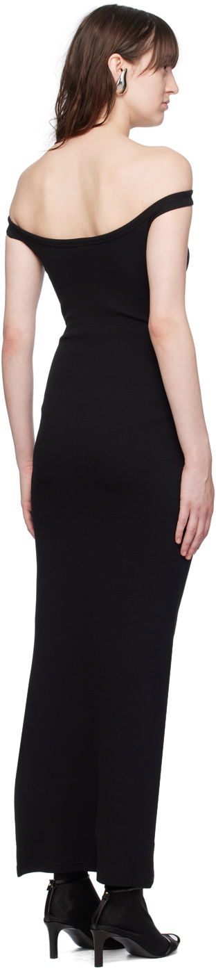 Šaty Courrèges Courrèges Hyperbole Off-the-Shoulder Maxi Dress Čierna | 224JRO400JS0121, 2