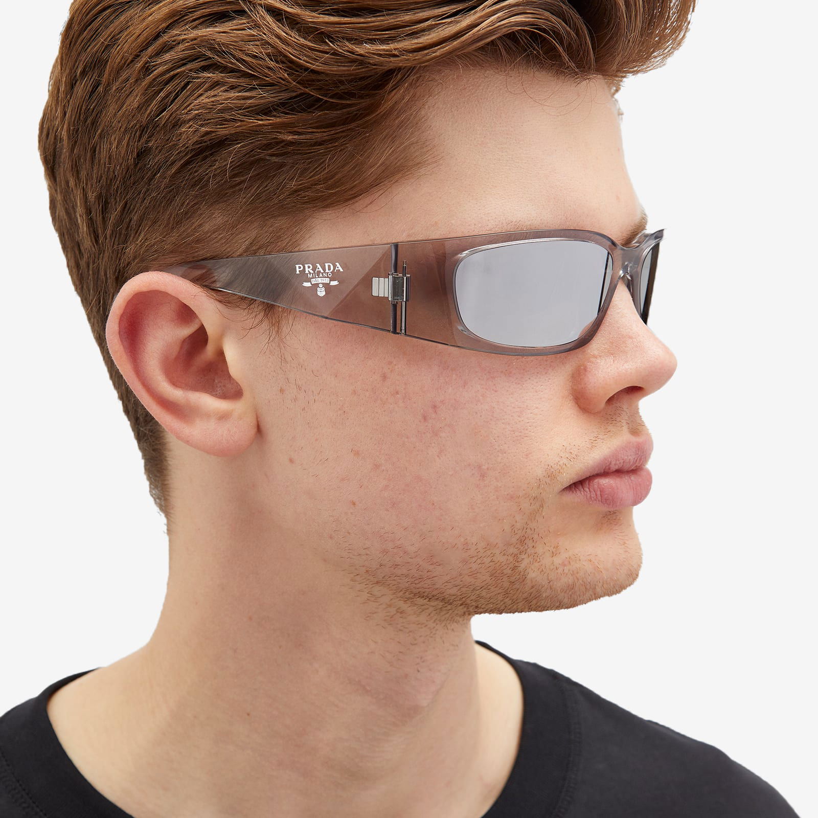 Transparent Grey Sunglasses