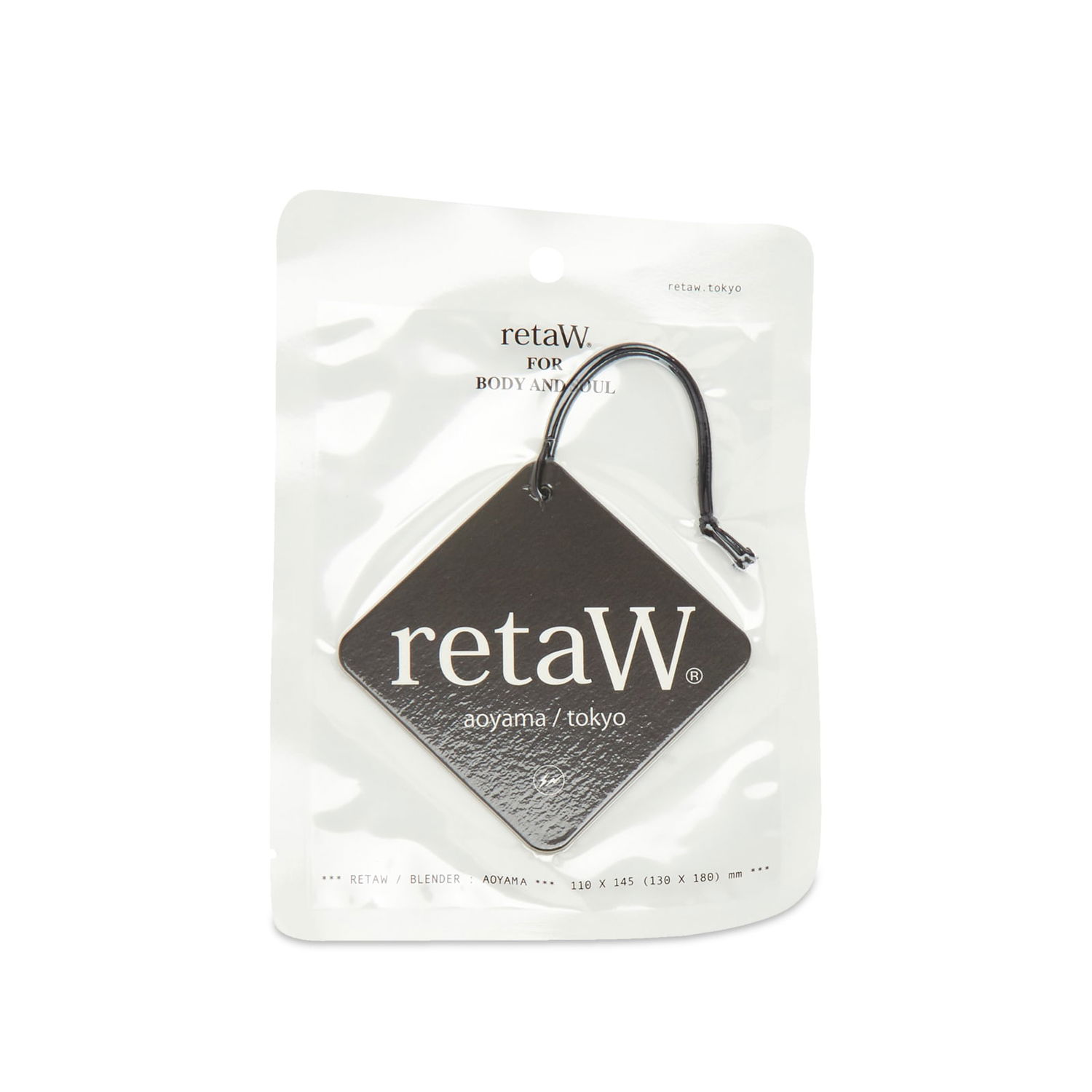 Parfémy a vône retaW retaW x Fragment Design Fragrance Car Tag Čierna | RTW-FCT-FRG, 0