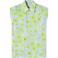 Košeľa Marni Cocoon Sleevless Printed Shirt "Aquamarine" Tyrkysová | CAMA0565A0-PAB24, 1
