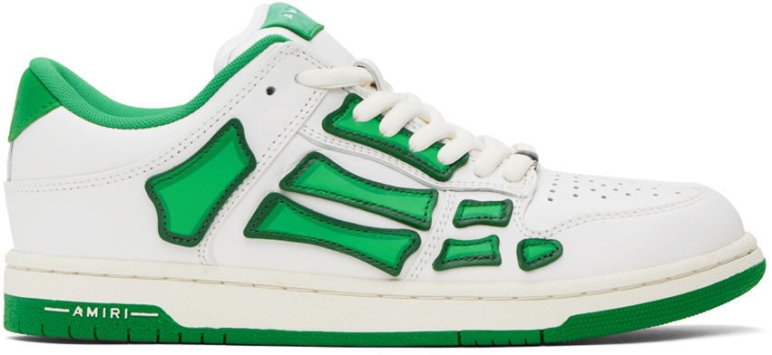 Tenisky a topánky AMIRI Skel Top Low "White Green" Zelené | PS24MFS005, 0