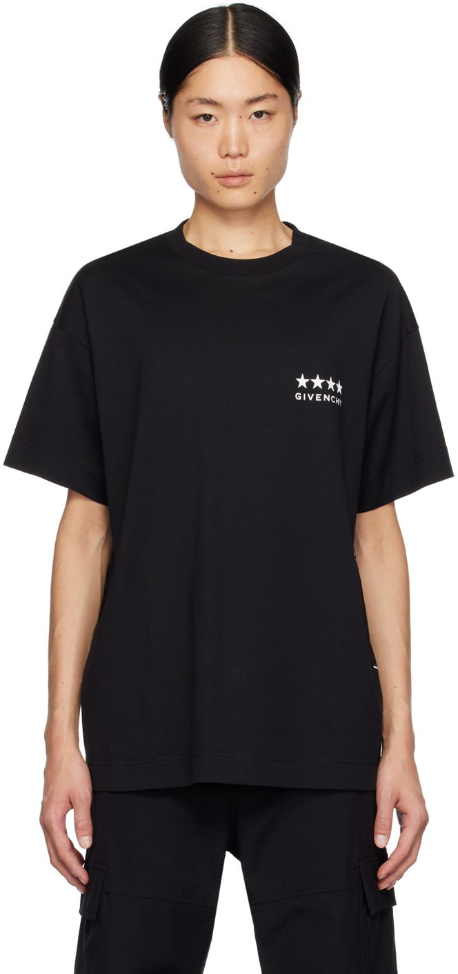 Tričko Givenchy 4G T-Shirt Čierna | BM71JA3YJ5001, 0