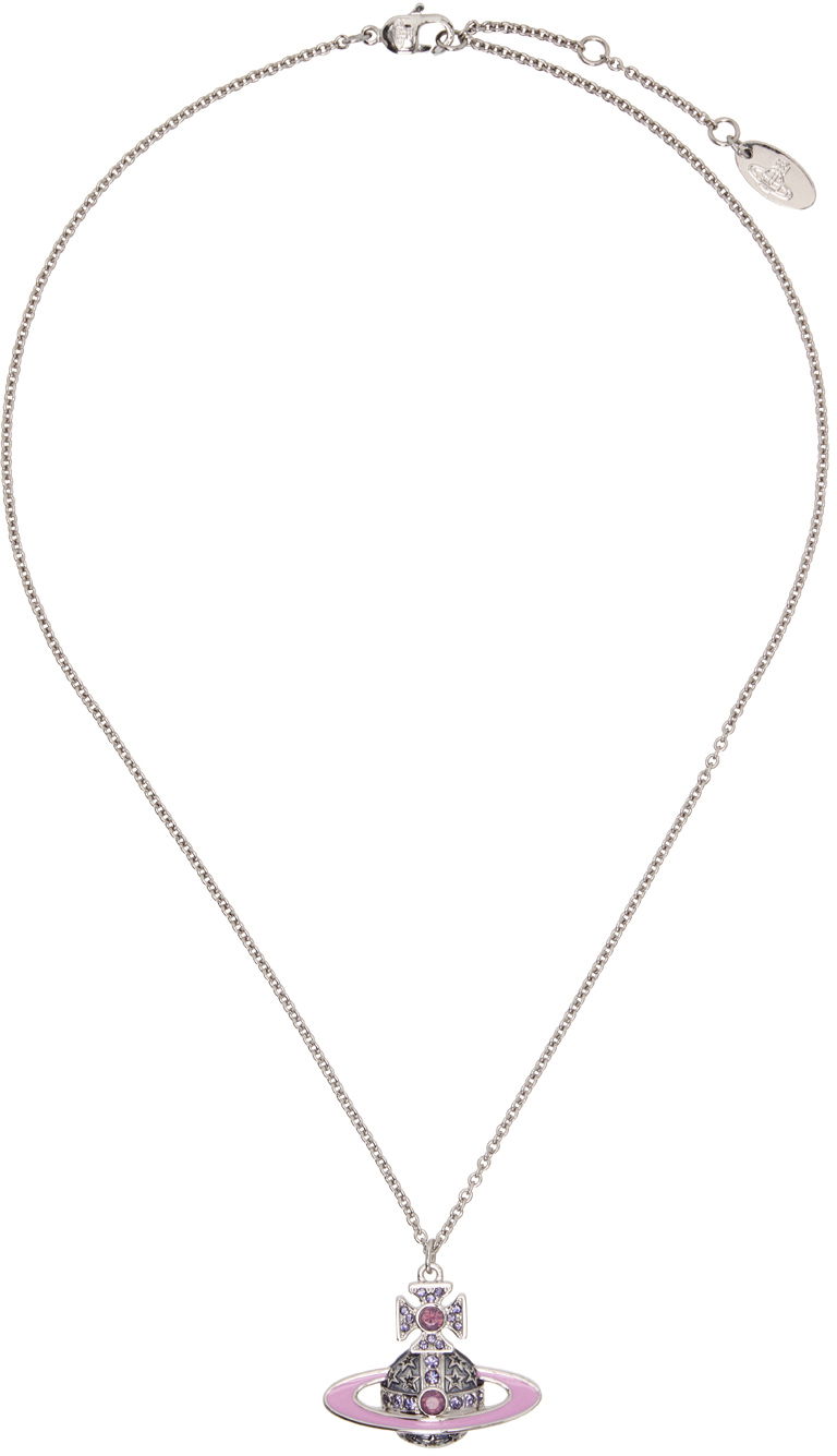 Náhrdelník Vivienne Westwood Pendant Necklace Šedá | 630203AO-02P540-, 0