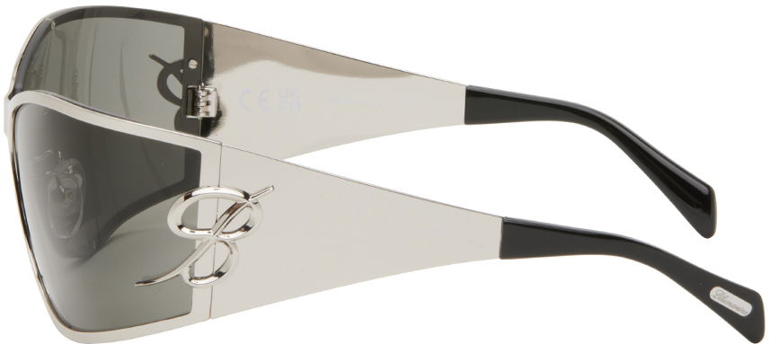 Metal Wraparound Sunglasses