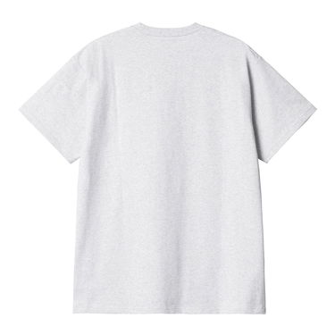 Tričko Carhartt WIP S/S Work Pocket T-shirt Ash Heather / Black Biela | A212010_00O_XX, 1