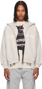 Represent Script Logo Zip Hoodie