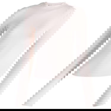 Tričko SKIMS SKIMS Cotton Jersey Long Sleeve T-Shirt, Size Large Béžová | AP-TSH-0647-BARELYPINK, 1