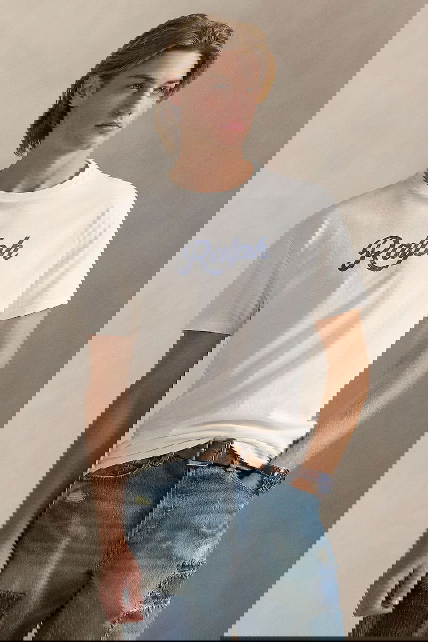 Tričko Polo by Ralph Lauren Polo Ralph Lauren Printed T-Shirt Biela | 710936401, 0