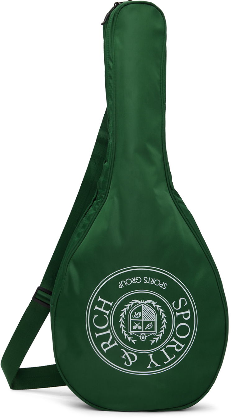 Športový doplnok Sporty & Rich Sporty & Rich Connecticut Crest Tennis Bag Zelené | ACAW232FO