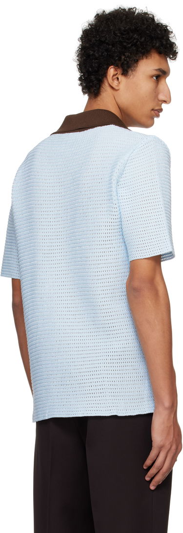 Sveter Jil Sander Jil Sander Knitted Polo Modrá | J22GL0113_J15434, 2