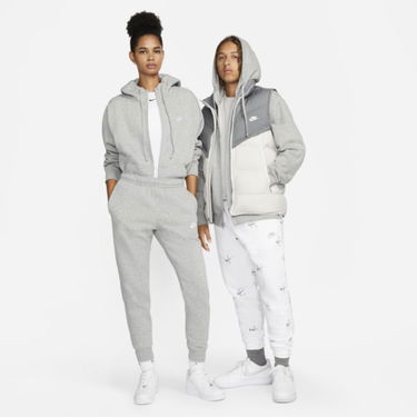 Mikina Nike Hoodie Sportswear Club Fleece Šedá | bv2645-063, 3