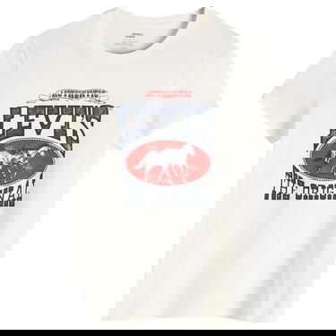 Tričko Levi's Perfect Graphic T-Shirt Horse Poster Biela | 17369-3022, 1