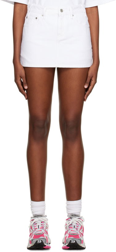 Sukňa We11done We11done Low-Rise Denim Mini Skirt Biela | WD-DS3-22-372-W-WH, 0