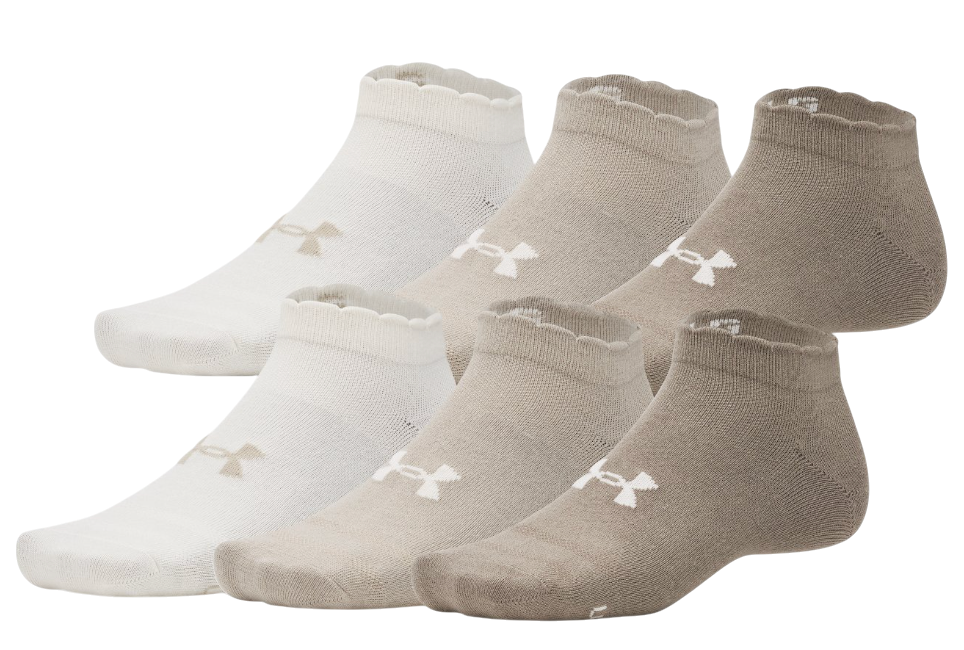 Ponožky Under Armour Under Armour Essential 6-Pack Low Cut Socks Béžová | 1386239-200, 0