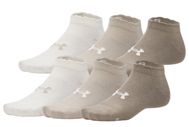Ponožky Under Armour Under Armour Essential 6-Pack Low Cut Socks Béžová | 1386239-200, 0