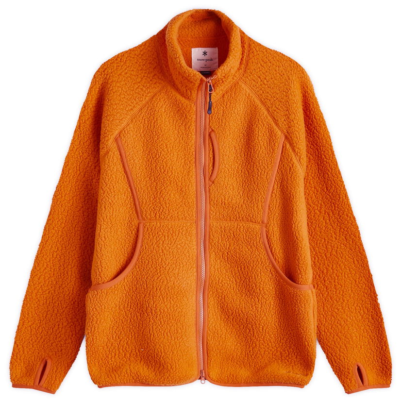 Mikina Snow Peak Thermal Boa Fleece Jacket Oranžová | SW-24AU005-ORG