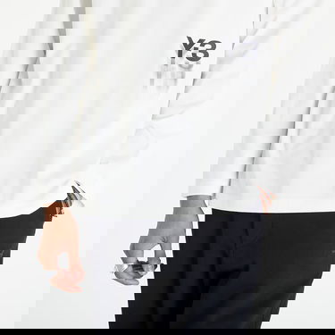 Tričko Y-3 Graphic Long Sleeve Tee UNISEX Off White Biela | IZ3121, 2