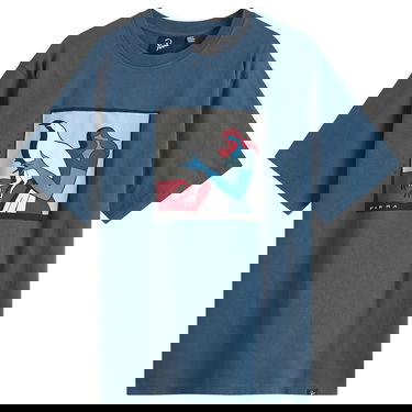 Tričko By Parra Parra Look At It T-Shirt Modrá | 53300-BLU, 1
