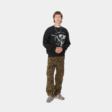 Mikina Carhartt WIP Graphic Print Crewneck Sweatshirt Čierna | I033933_9, 2
